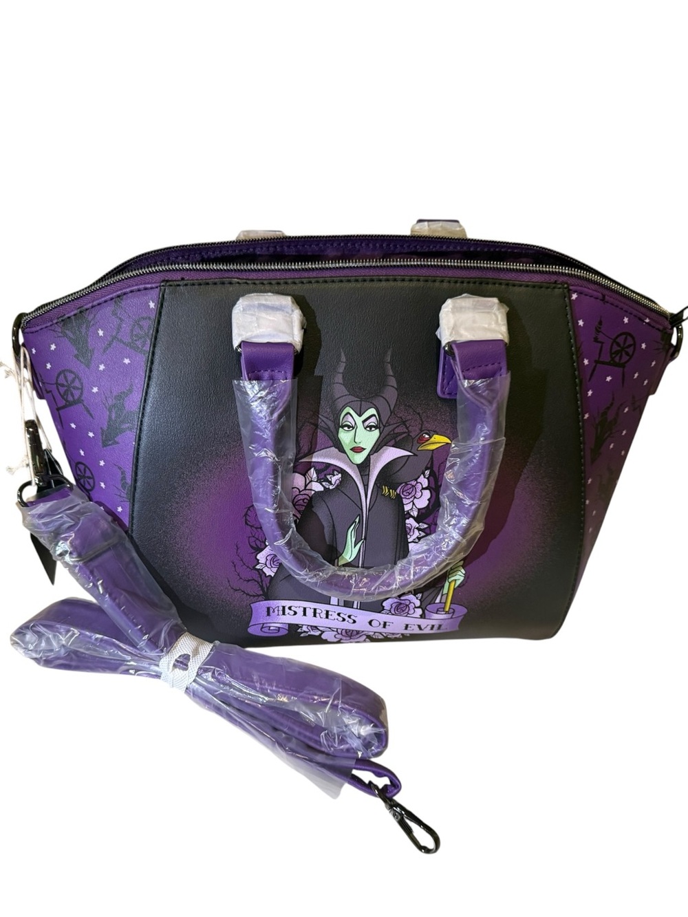 Disney Loungefly Maleficent Mistress of Evil Satchel Crossbody Bag NWT
